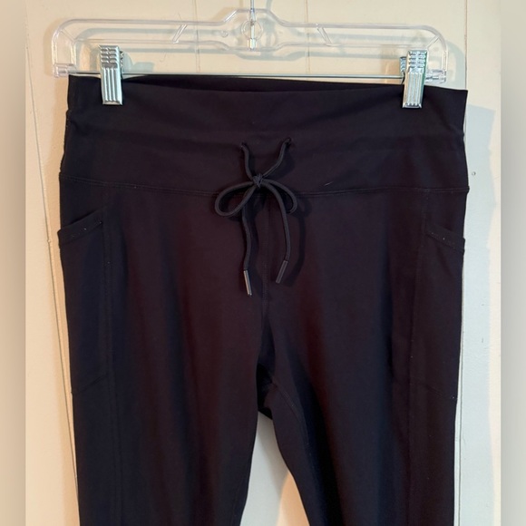 Ladies Spyder Active Black Side Pocket High Rise Jiggers, Size M - Picture 3 of 9